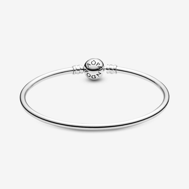 Sterling Silver Pandora Moments Bangle Charm Holders | WFEB62193