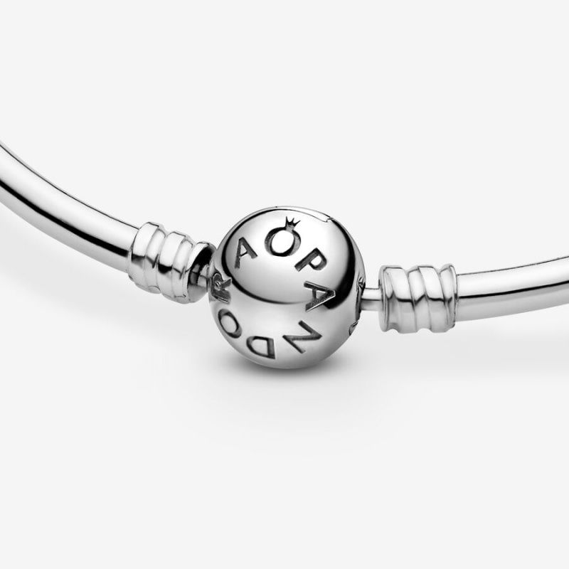 Sterling Silver Pandora Moments Bangle Charm Holders | WFEB62193