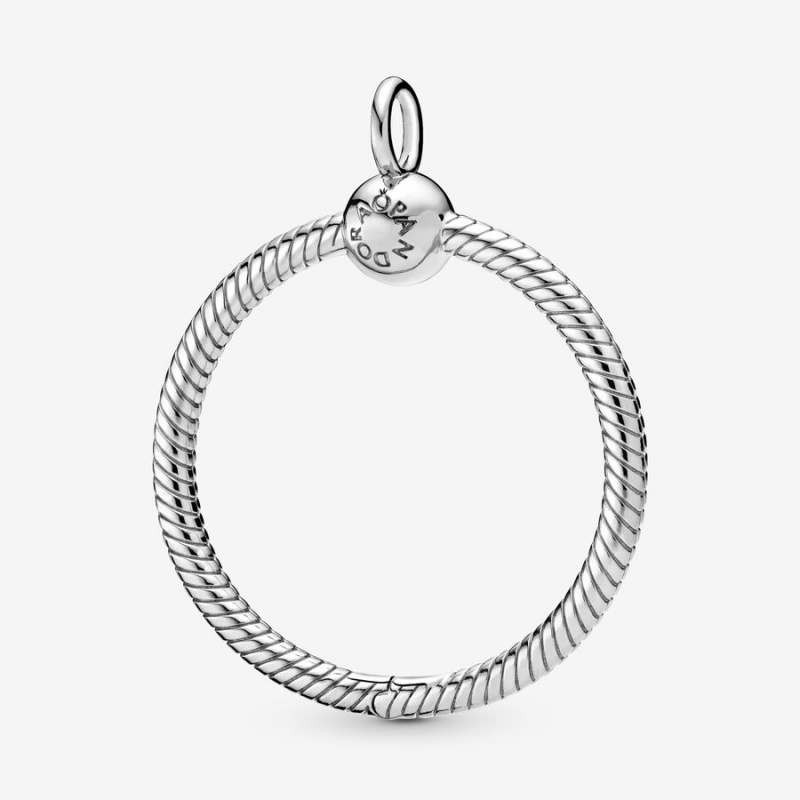 Sterling Silver Pandora Moments Medium O Charm Holders | BLZU35146