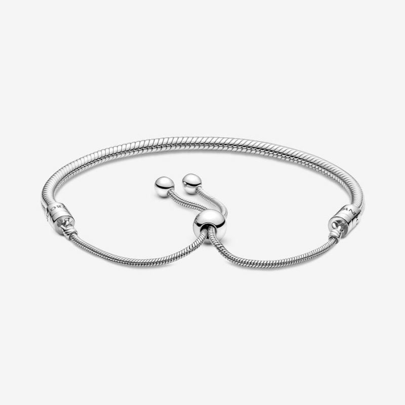 Sterling Silver Pandora Moments Snake Slider Charm Holders | APOR10798