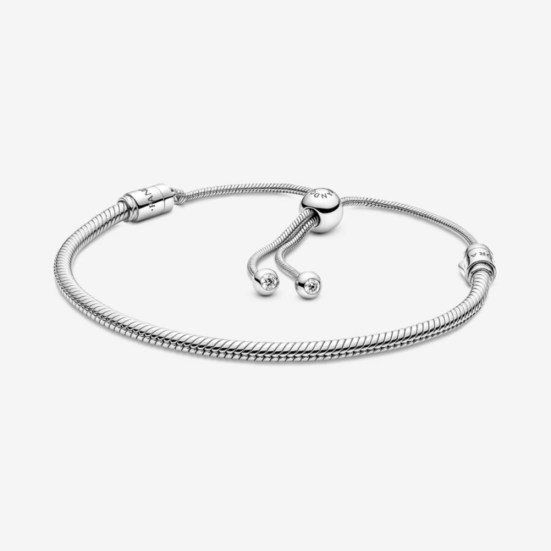 Sterling Silver Pandora Moments Snake Slider Charm Holders | APOR10798