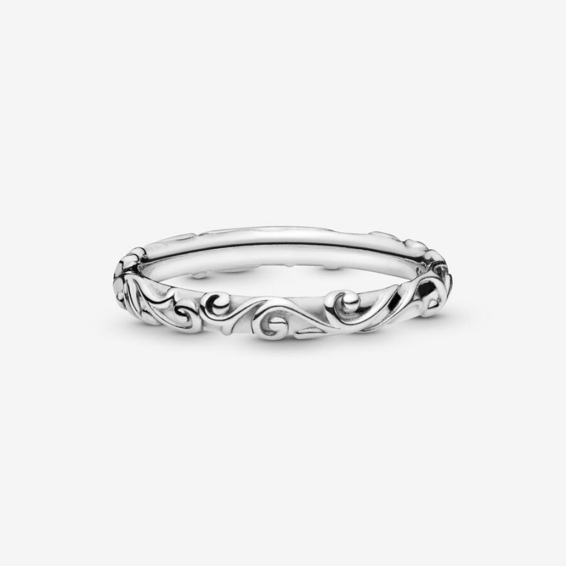 Sterling Silver Pandora Regal Band Rings | NMGJ24013