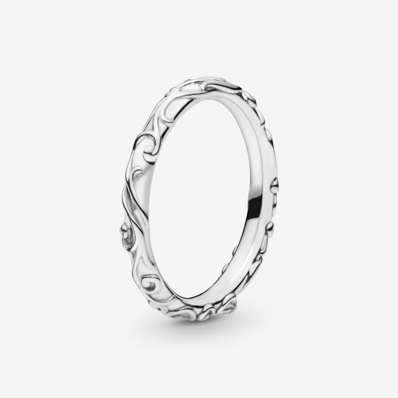 Sterling Silver Pandora Regal Band Rings | NMGJ24013