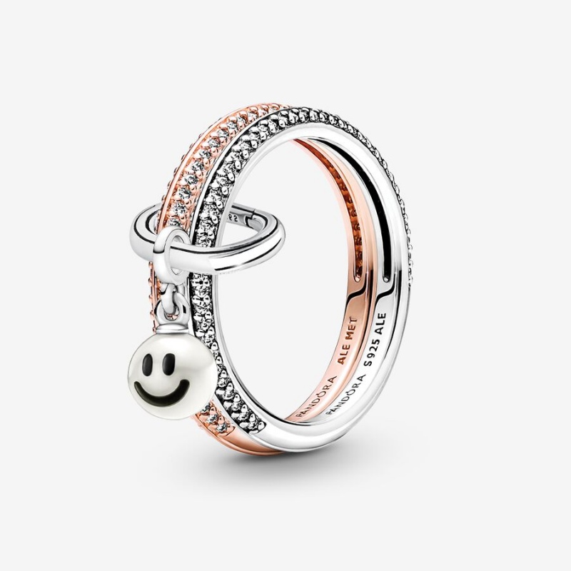 Sterling Silver Pandora Ring Sets | GHXE36208