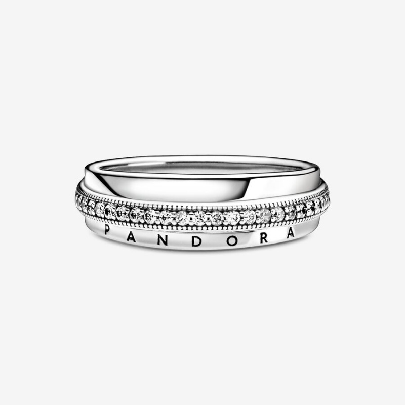 Sterling Silver Pandora Ring Sets | IHEP69087