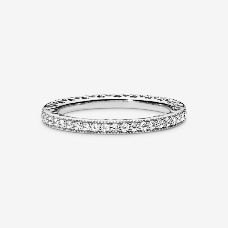 Sterling Silver Pandora Ring Sets | IHEP69087