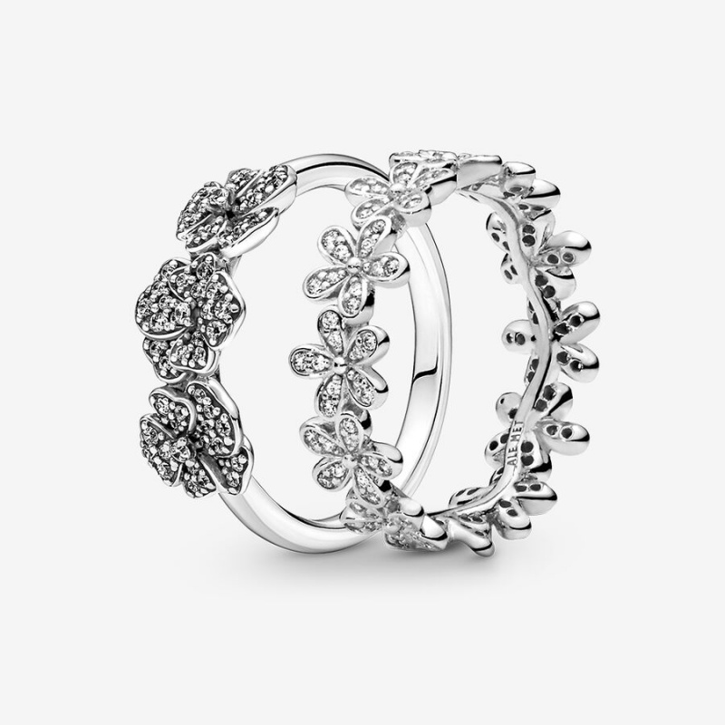 Sterling Silver Pandora Ring Sets | MSPT31507