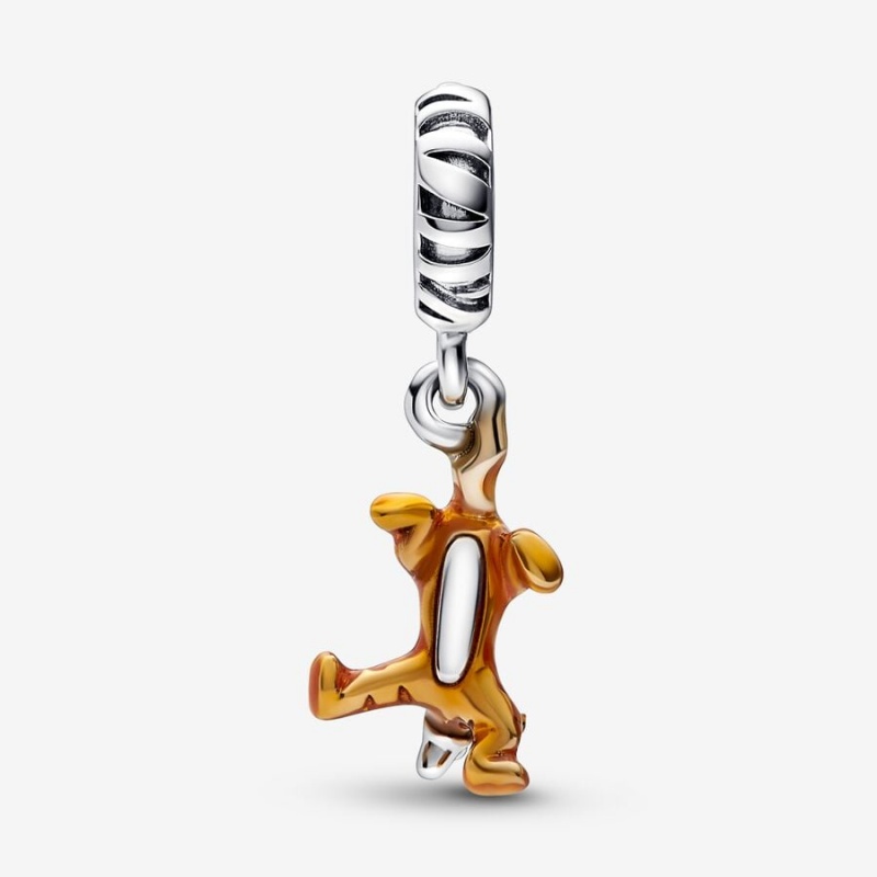 Sterling Silver Pandora Winnie the Pooh Tigger Dangle Dangle Charms | ZNPM05471