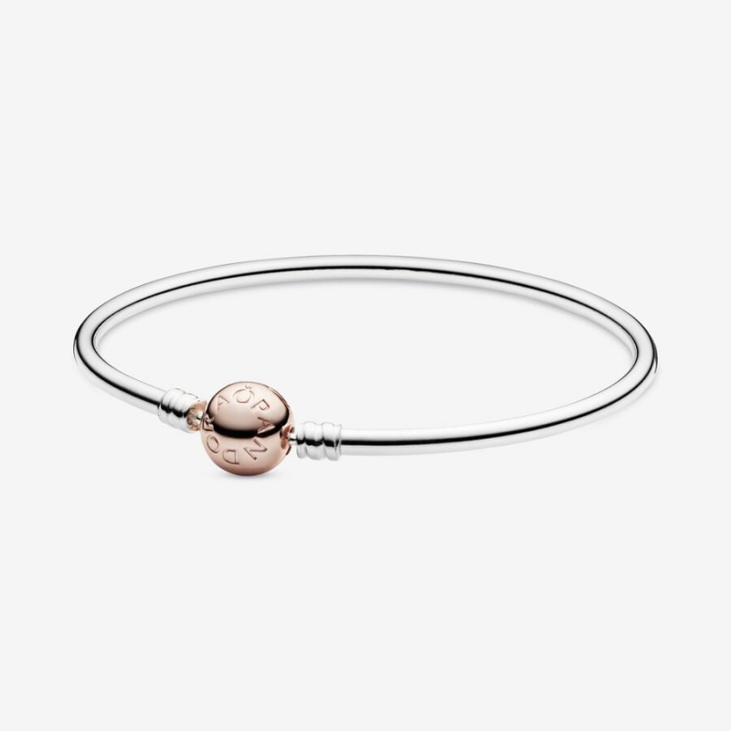 Two-tone Pandora Moments Bangle Bangles | BXCR64318