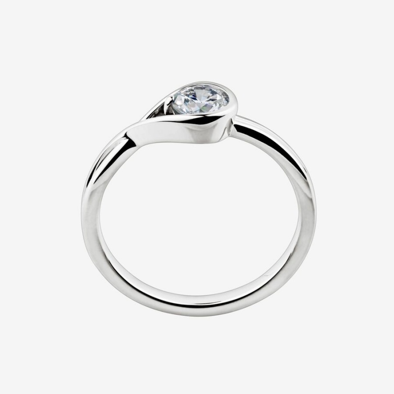 White Gold Pandora Brilliance 0.50 ct tw Rings | TFMC81579