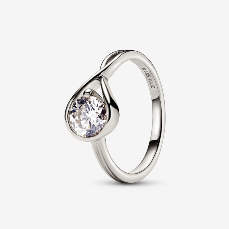 White Gold Pandora Brilliance 1.00 ct tw Rings | BWAN63459