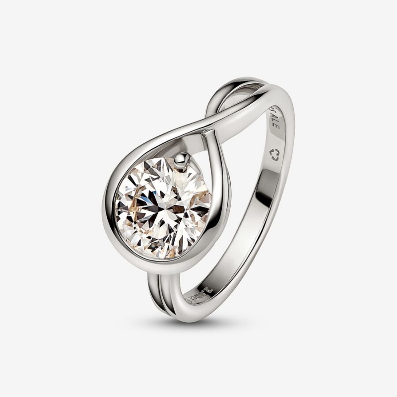 White Gold Pandora Brilliance 2.00 ct tw Rings | CRQS29063